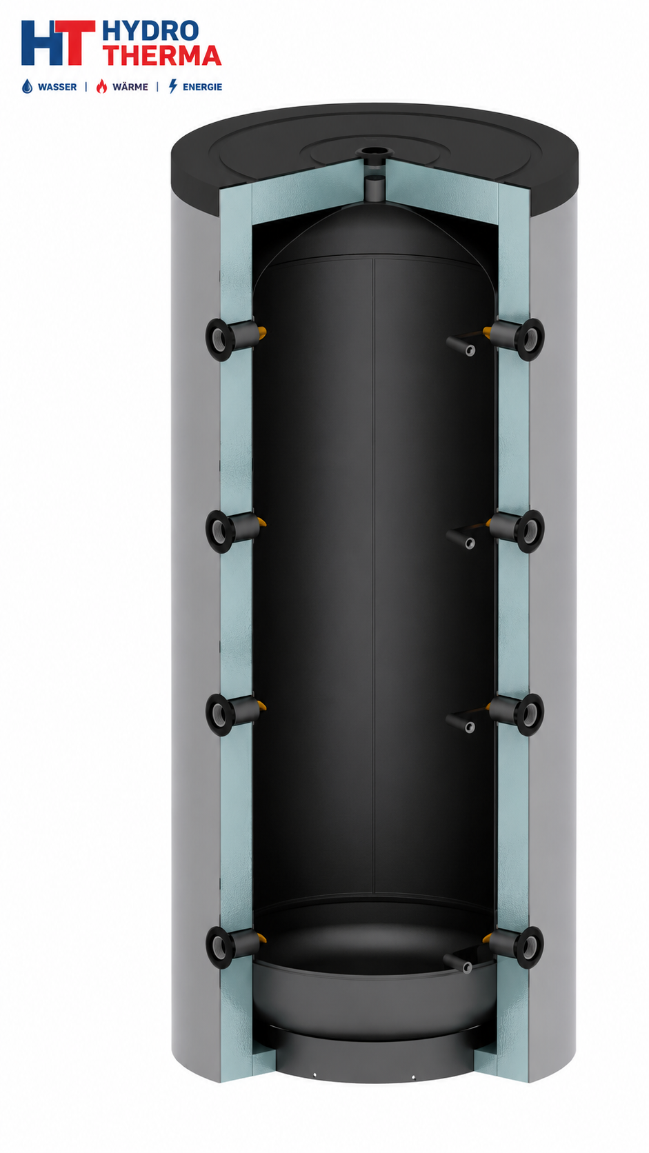 Pufferspeicher 200–500 L – ohne Register (PROpuffer ACM)