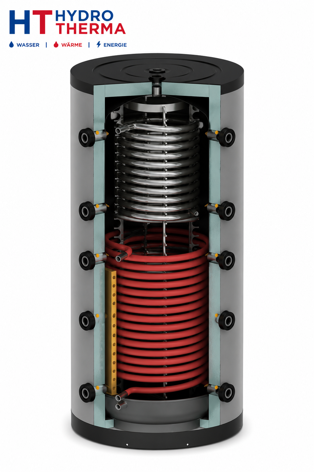 Registerspeicher für Wärmepumpe & Solar (PROtermo Premium) – 150 L